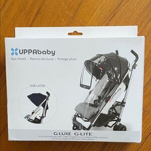 NWT! UPPAbaby G-Series Rain Shield for Toddler Baby Stroller - Clear/Black